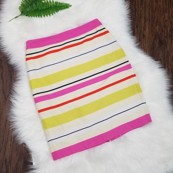 Banana Republic Dresses & Skirts - Banana Republic | Striped Pencil Skirt Doubled